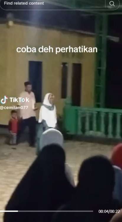 Merinding! Anak Kecil Tiba-Tiba Teriak Pocong di Malam Hari, Tak Sengaja Terekam Penampakannya