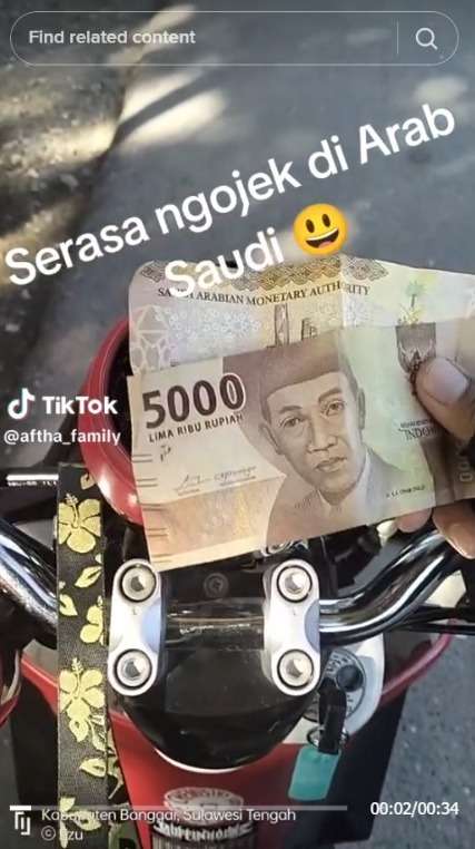 Penumpang Salah Bayar Pakai Riyal, Tukang Ojek Jadi Berasa Narik di Arab Saudi