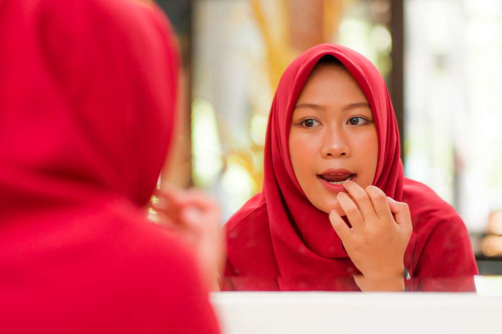 Memakai Lip Tint