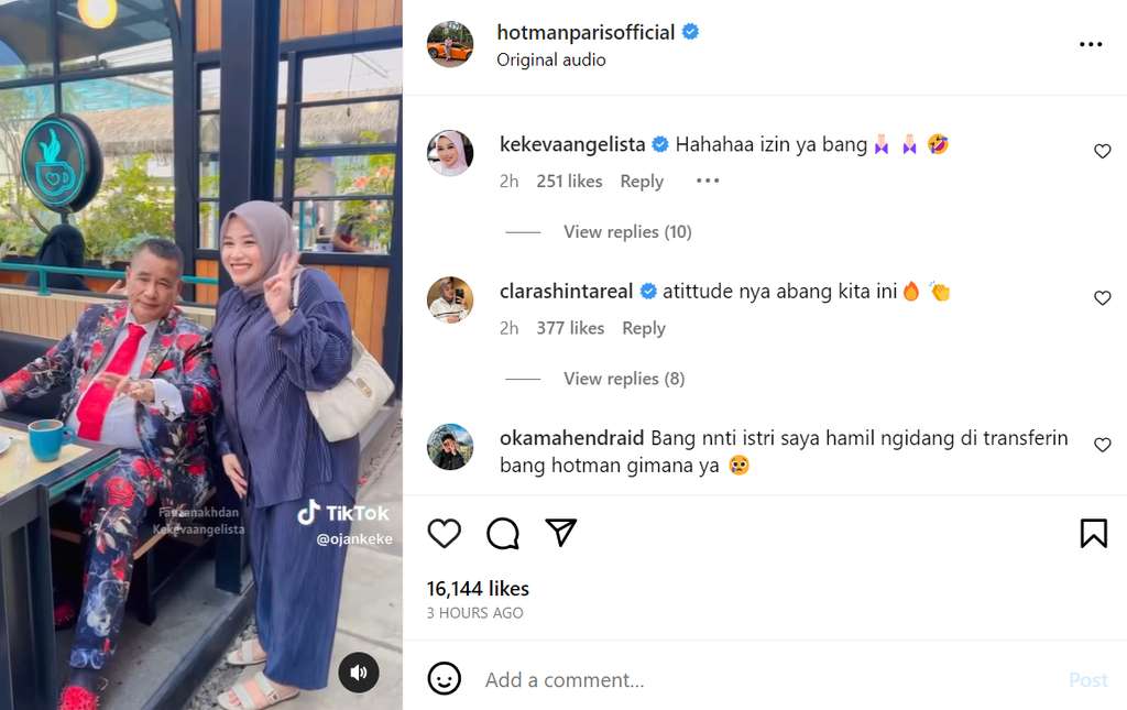 Hotman Paris dan penggemarnya