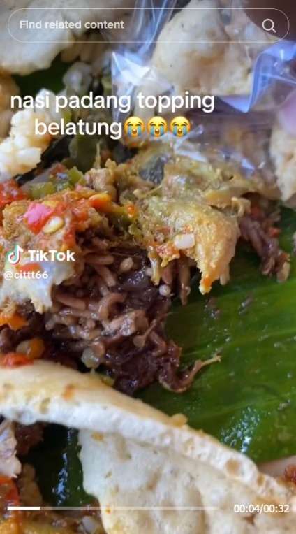 Sudah Hampir Habis, Wanita ini Baru Sadar Ada Benda ini Di Makanannya!