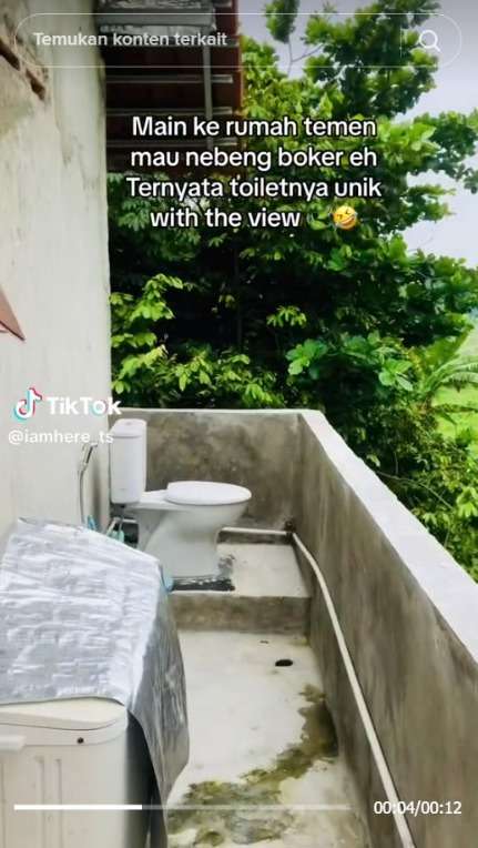 Numpang BAB, Wanita ini Terkejut Melihat Konsep ‘Toilet with The View’ di Rumah Temannya