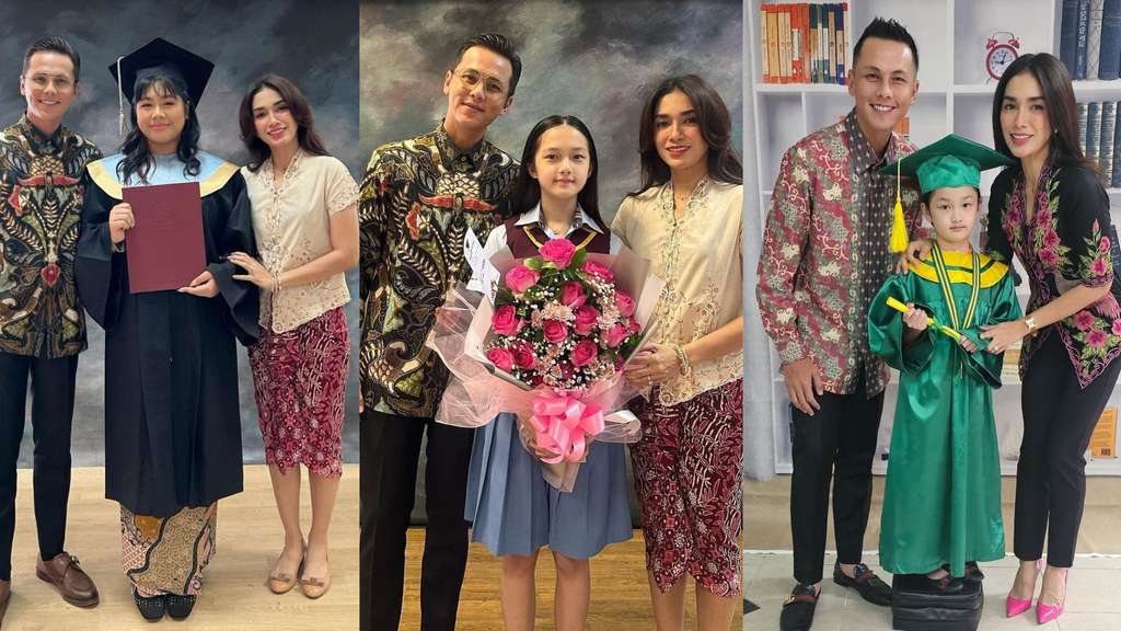 Potret Ussy, Andhika dan sang anak