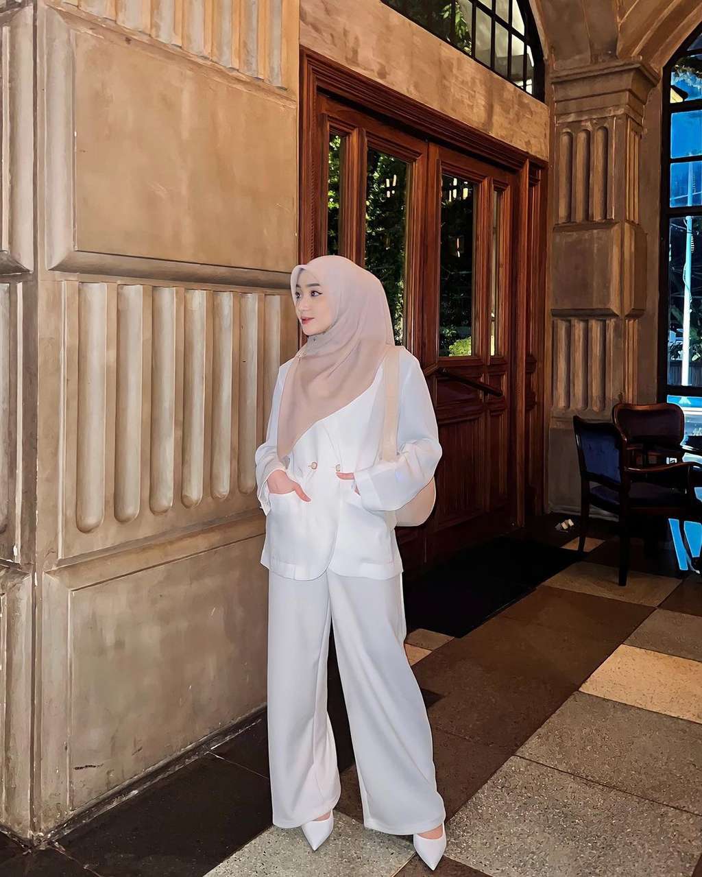 White on white