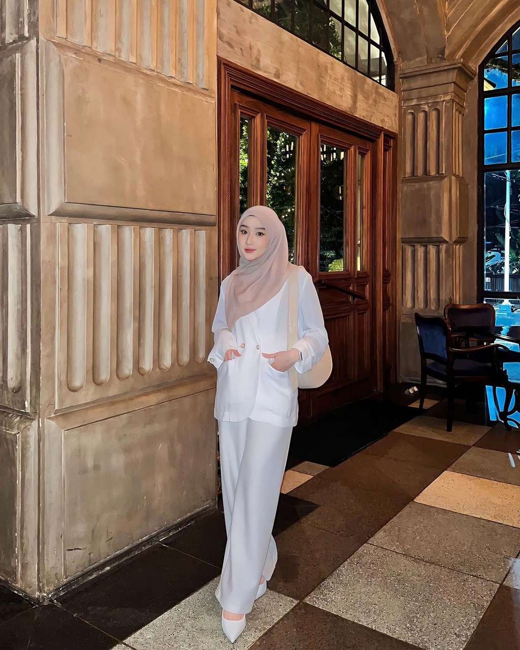 White on white