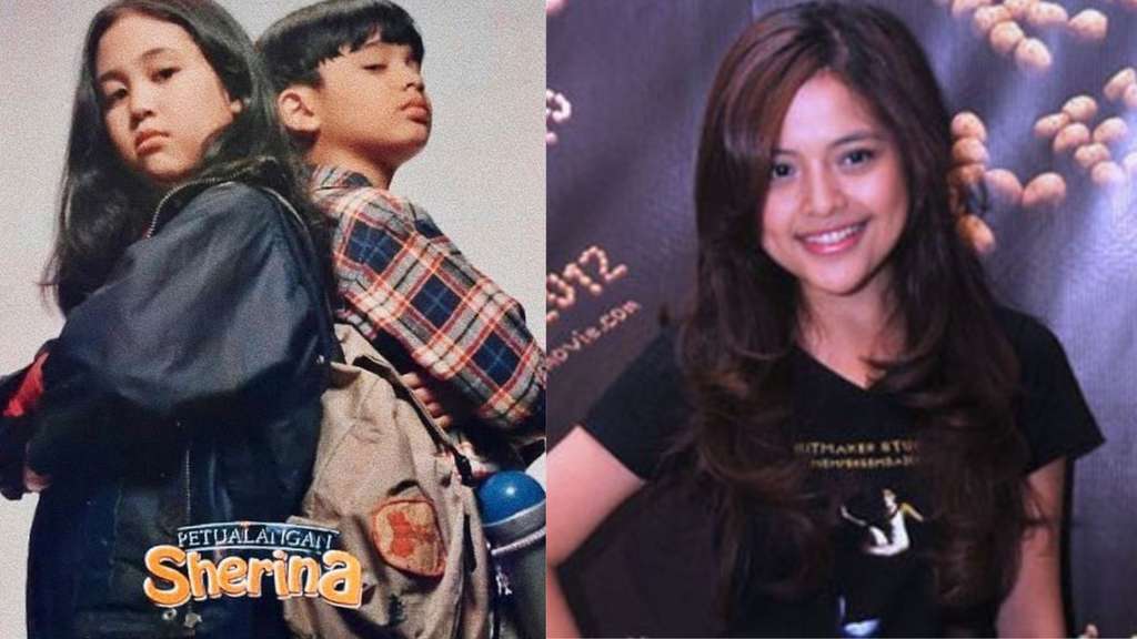 Potret Sherina dan Tasya Kamila