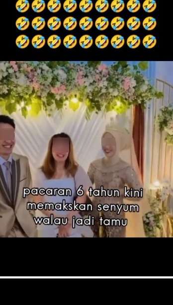 Wanita datang ke nikahan mantan