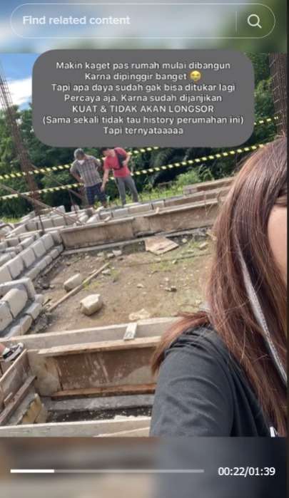 Ngeri Banget! Rumah Mewah Pinggir Kali, Baru Ditempati Malah Longsor, Terbuai Janji saat Pilih Lokasi