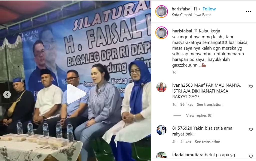 Jennifer Dun dampingi suami kampanye nyaleg