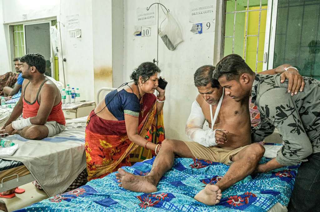 Korban tabrakan kereta Odisha, tengah mednapat perawatan di rumah sakit