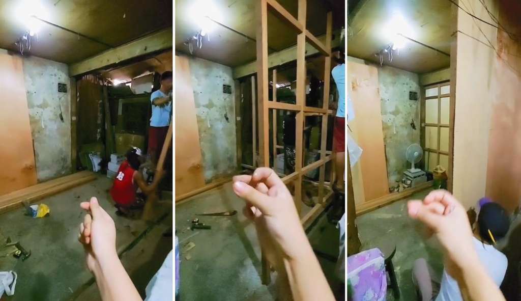 Renovasi kamar kumuh jadi bersih dan rapi.