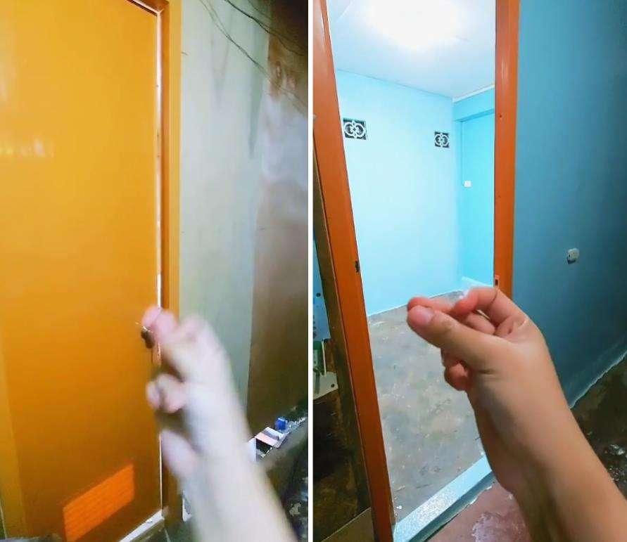 Renovasi kamar kumuh jadi bersih dan rapi.