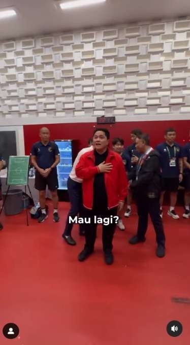 Erick Thohir Usai Pertandingan Timnas Indonesia vs Argentina: Mau Lagi?