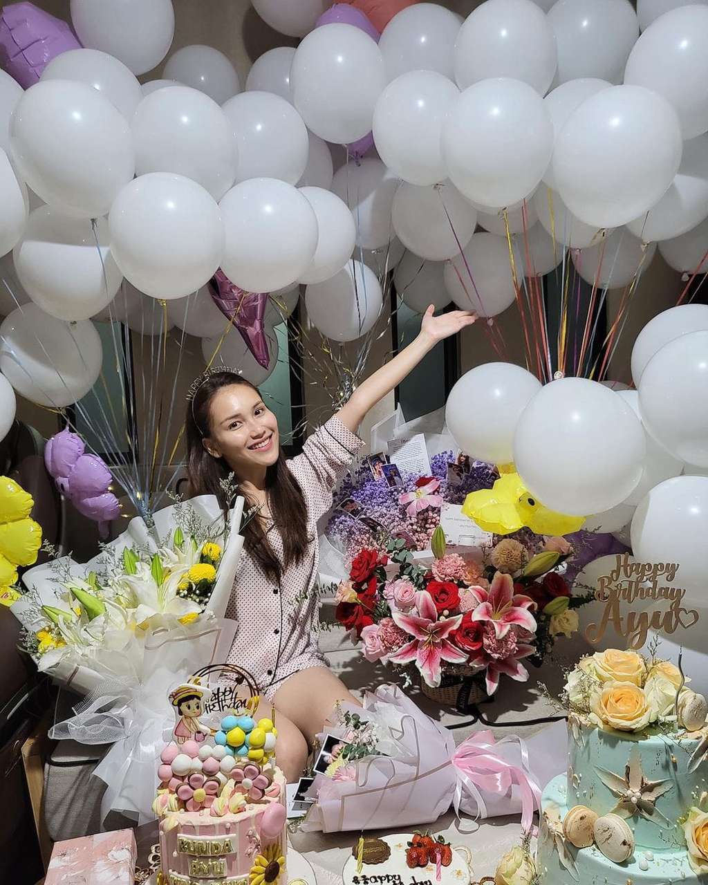 Potret Ulang Tahun Ayu Ting Ting