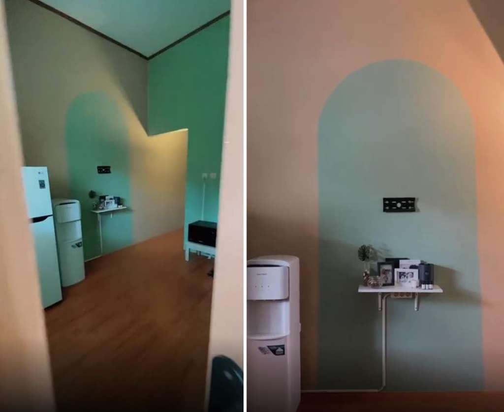 Transformasi rumah kontrakan jadi estetik dan elegan.