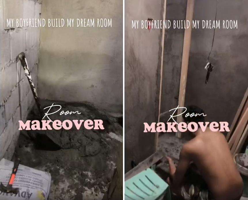 Transformasi kamar tidur sempit jadi luas dengan konsep split level.