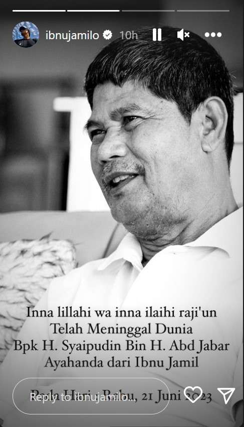 Ibnu Jamil berduka