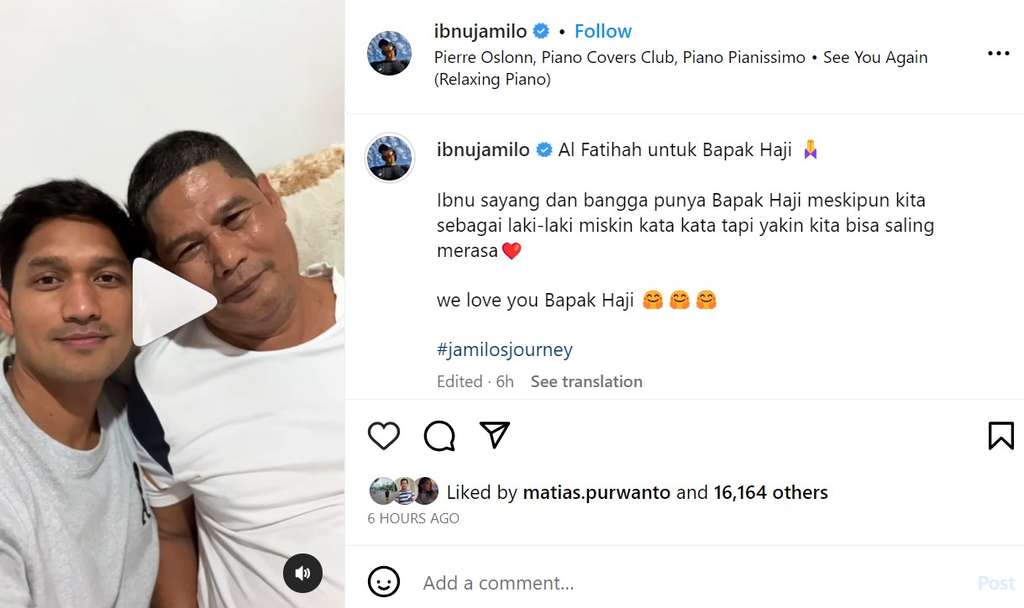 Unggahan Ibnu Jamil