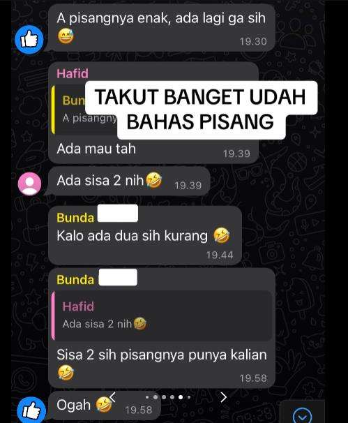 Ibu kos rasa pacar.