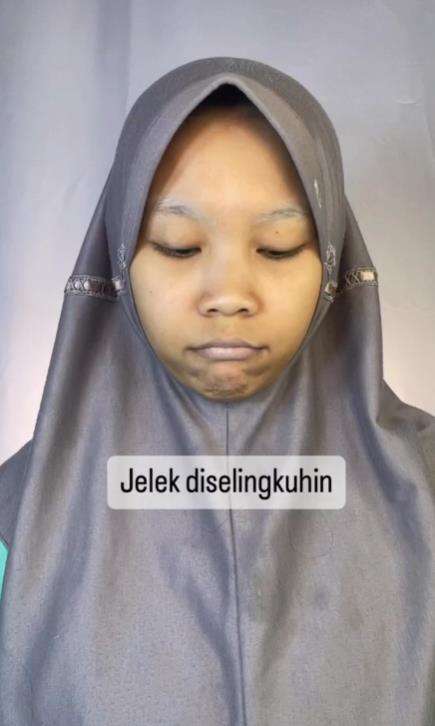 Transformasi makeup dari cupu jadi cantik maksimal.
