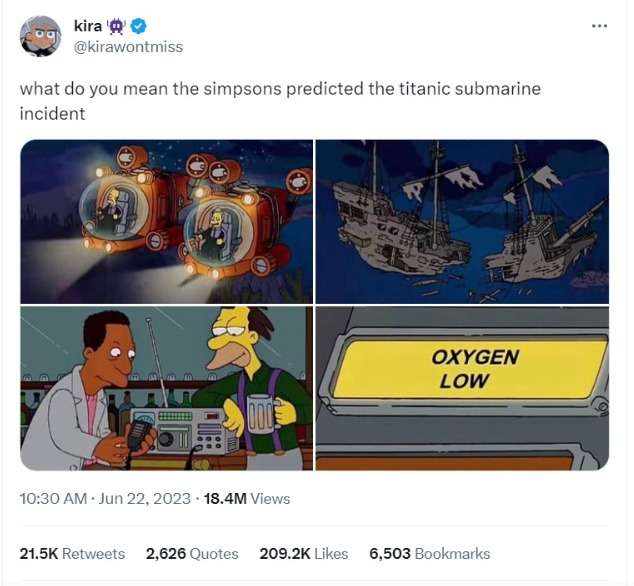 The Simpsons Disebut Prediksi Tenggelamnya Kapal Selam Titanic, Ternyata Begini Alurnya