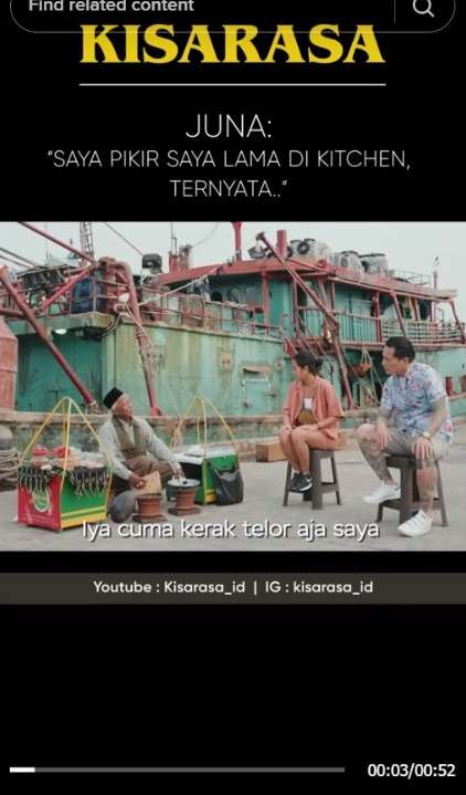 Dengar Pengalaman Penjual Kerak Telor, Chef Juna: Saya Pikir Saya Lama di Kitchen