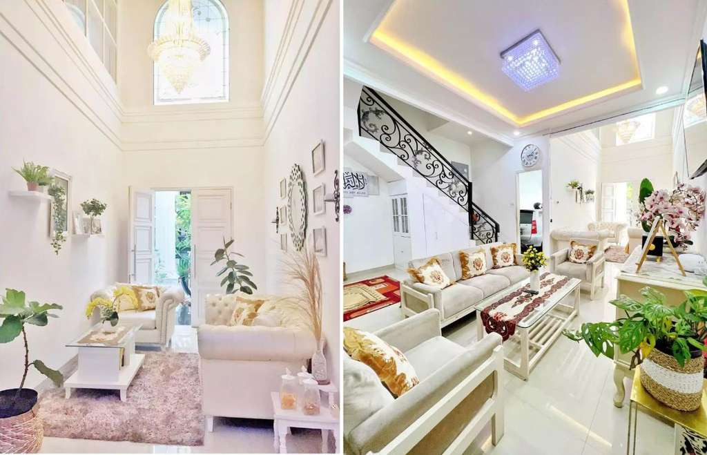 Menabung 11 tahun akhirnya bisa punya rumah mewah bak istana.