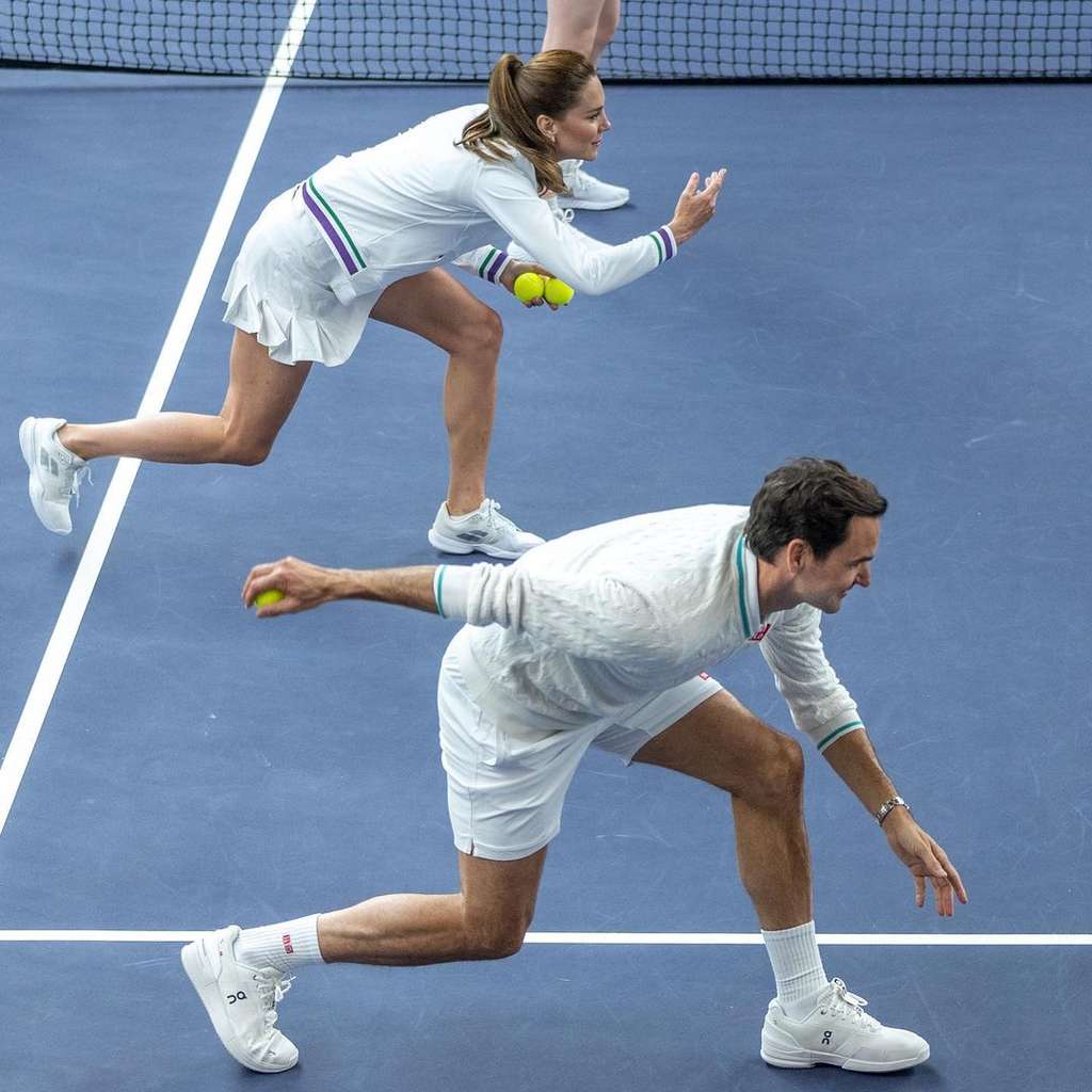 Kate Middleton dan Roger Federer