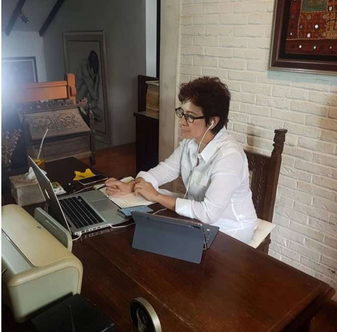 Potret rumah mendiang Maura Magnalia