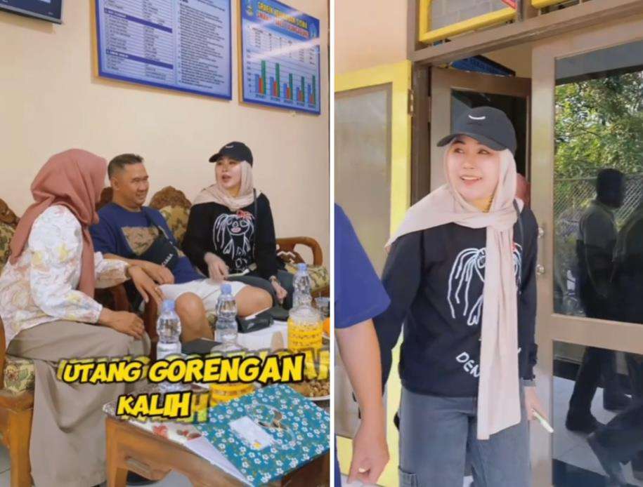 Aksi Bu Dendy yang dulu viral sawer wajah pelakor dengan uang.