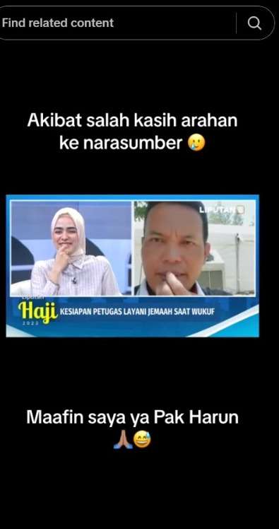 Momen Presenter Salah Kasih Instruksi, Namun Diikuti Narasumbernya Sampai Bikin Ketawa saat Siaran