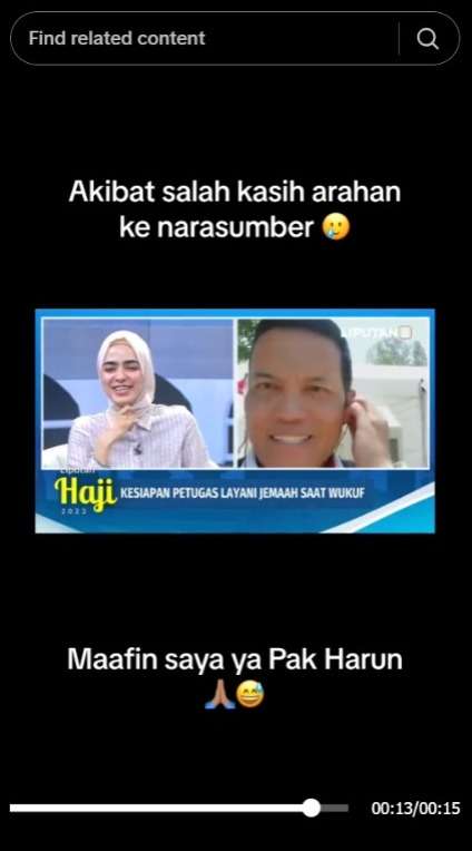 Momen Presenter Salah Kasih Instruksi, Namun Diikuti Narasumbernya Sampai Bikin Ketawa saat Siaran