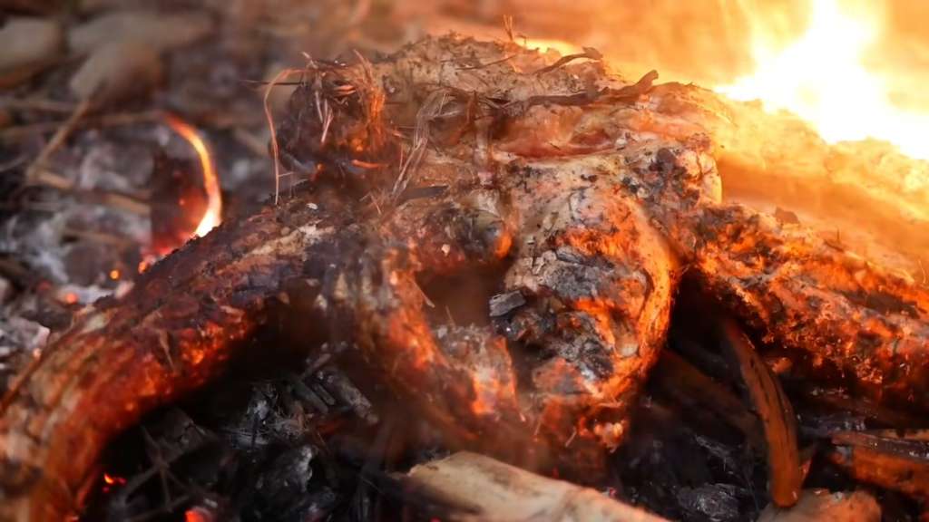 Momen Panji Petualang dan Youtuber Gondrong Tangkap Biawak di Kali, Langsung Dimasak Rasanya Disebut Mirip Daging Ayam