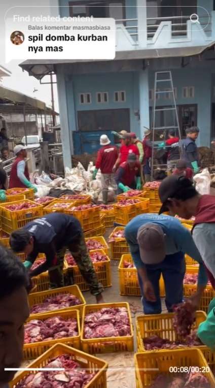 Viral Dusun di Jawa Tengah Berkurban 72 Sapi dan 248 Kambing, Daging Kurban Pun Menumpuk!