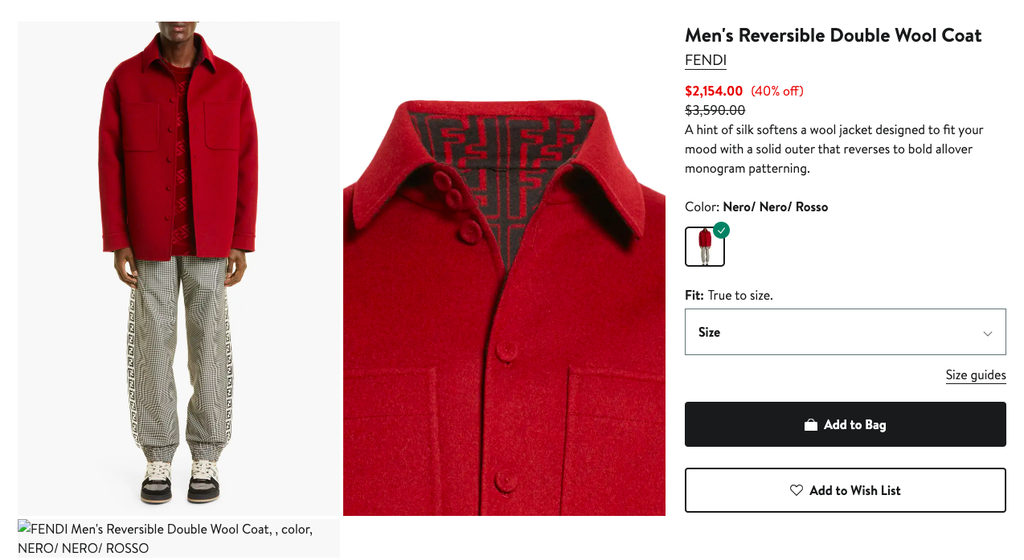 Foto: Website Nordstrom.com