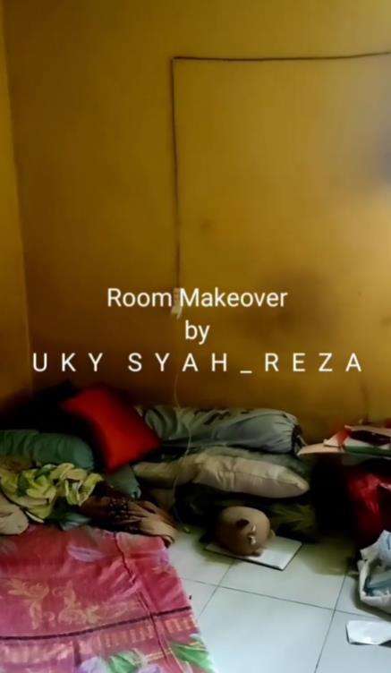Makeover kamar kumuh dan jorok jadi cantik estetik.