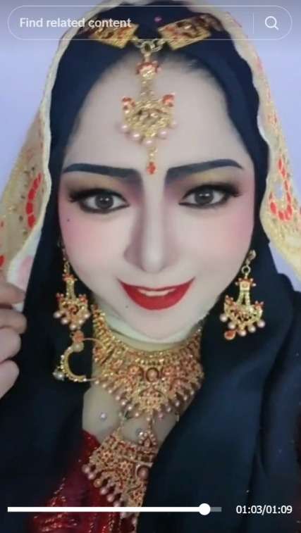 Viral Wanita Recreate Makeup Pengantin Tahun 80-an, Shading Hidung dan Alisnya Auto Bikin Salfok