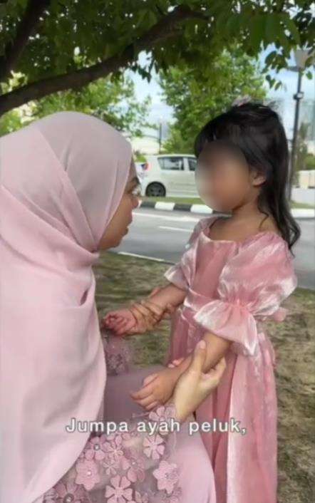Momen Ayah bertemu Anak Pertama Kali Sejak Bercerai