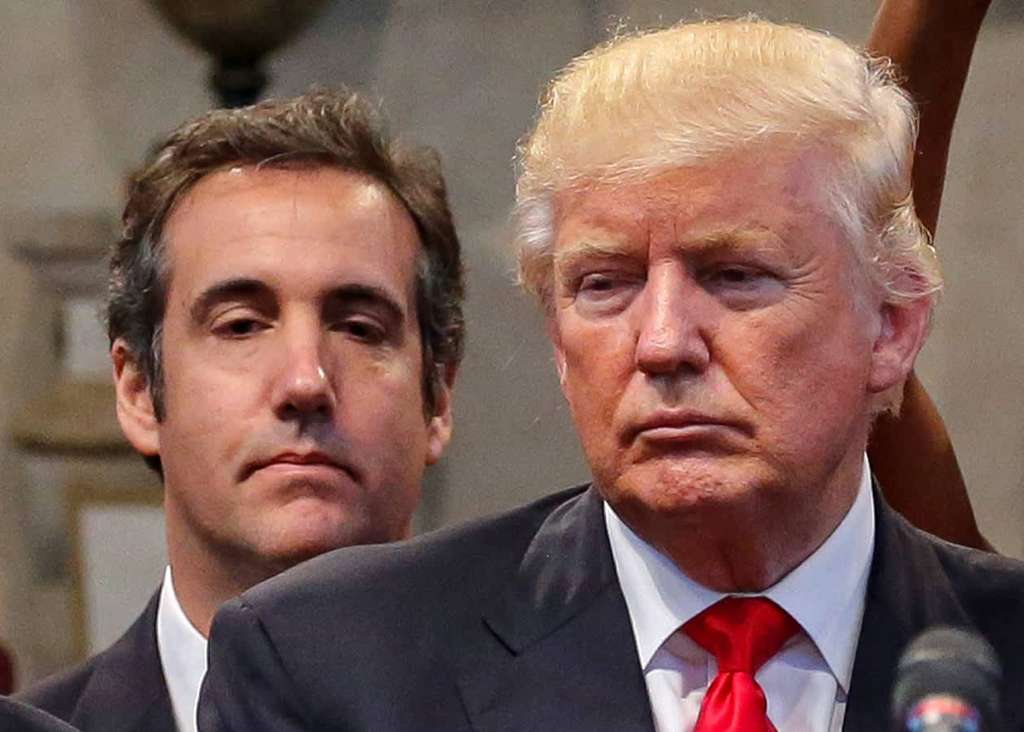 Michael Cohen dan Donald Trump Michael Cohen dan Donald Trump