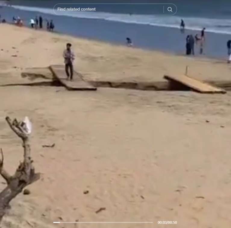 Viral Aksi Pungli di Pantai Carita, Jebak Wisatawan Pakai Jembatan Pribadi, Sekali Melintas Lewat Langsung Ditagih Rp5.000