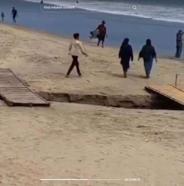 Viral Aksi Pungli di Pantai Carita, Jebak Wisatawan Pakai Jembatan Pribadi, Sekali Melintas Lewat Langsung Ditagih Rp5.000
