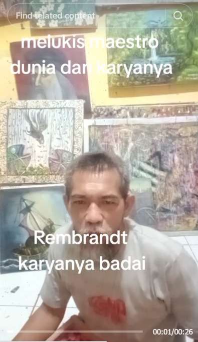 Cerita Pilu Seniman Lukis, Pesanan Tak Jadi Dibeli Padahal Sudah Rampung, Cuma Dibayar Ongkos Catnya Saja