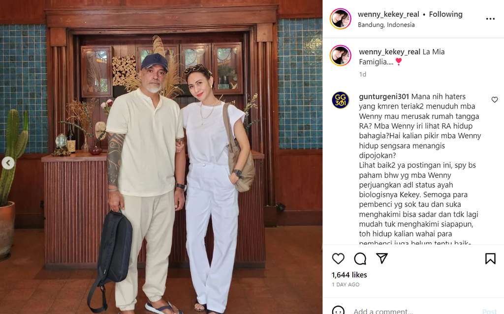 Wenny Ariani dan Suami