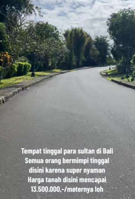 Penampakan perumahan elit para 'sultan' di Bali.