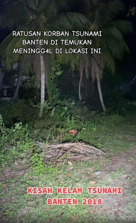 Penampakan villa hancur terbengkalai usai dihantam tsunami Banten.