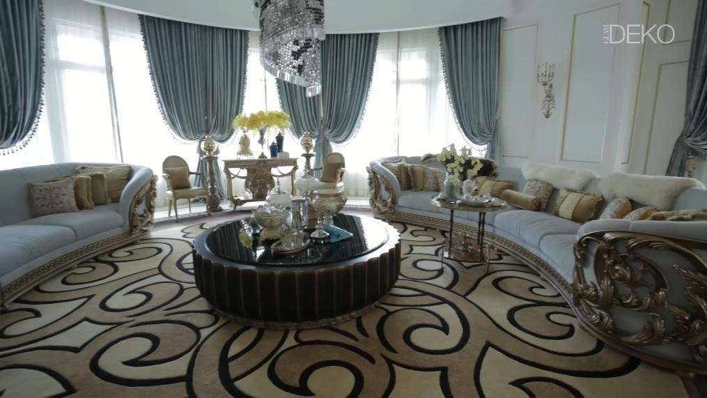 Rumah mewah Datuk Aliff Syukri 'Upin Ipin' bak istana.