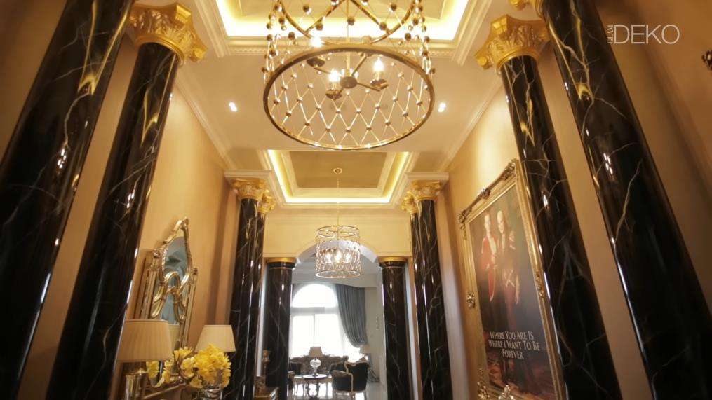 Rumah mewah Datuk Aliff Syukri 'Upin Ipin' bak istana.