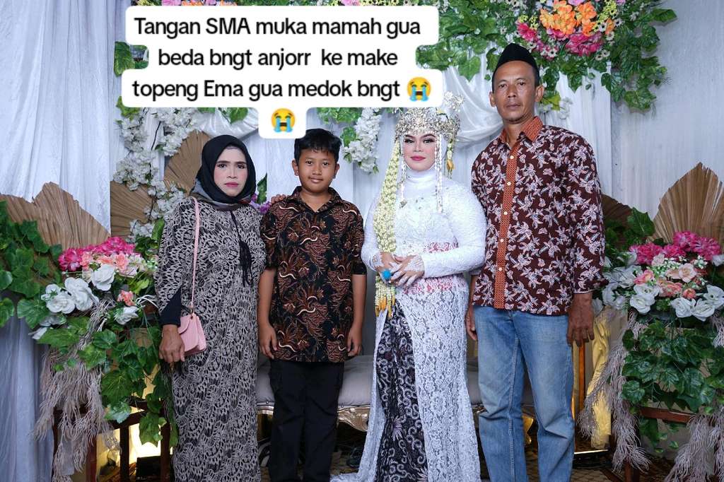Momen gagal dan absurd potret pernikahan gara-gara nawar harga MUA dan fotografer.