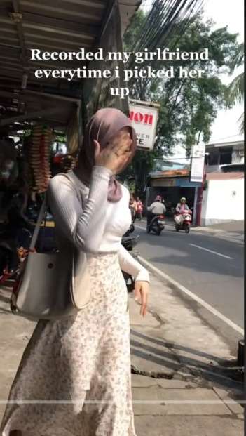 Momen Romantis Cowok Rekam Pasangannya Setiap Jemput, Bikin yang Jomblo Jadi iri