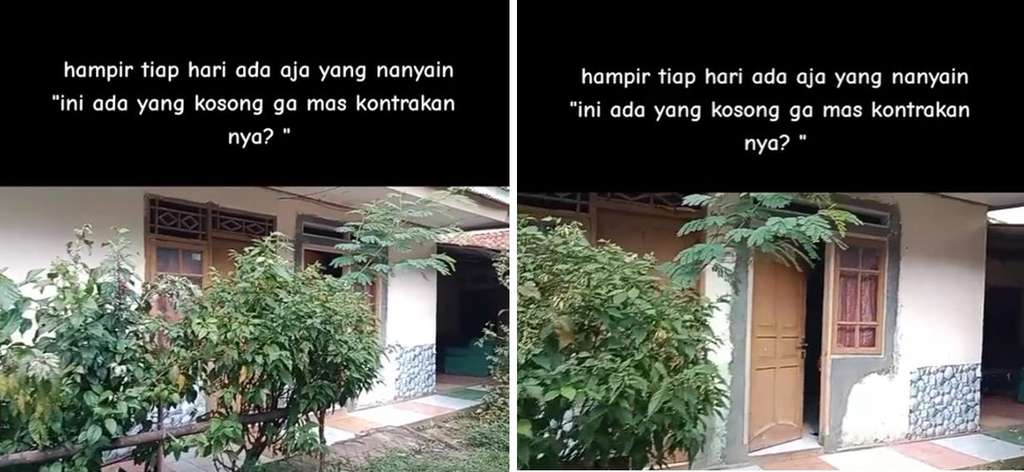Desain rumah unik kamarnya di luar hingga dikira kontrakan.